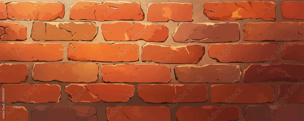 Brick background pattern design, Vector flat minimalistic isolated illustration Brick background pattern design, Vector flat minimalistic isolated illustration
