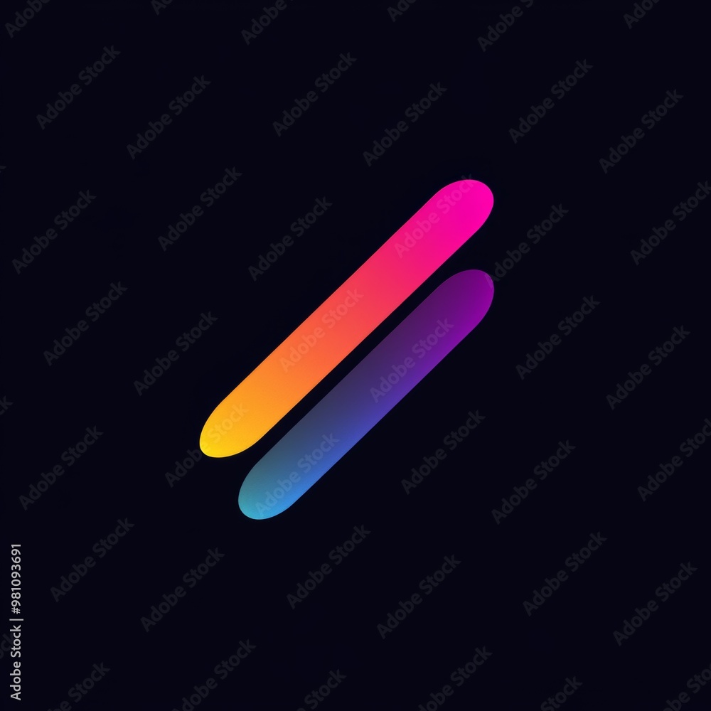 Abstract Gradient Stripes Design Abstract Gradient Stripes Design