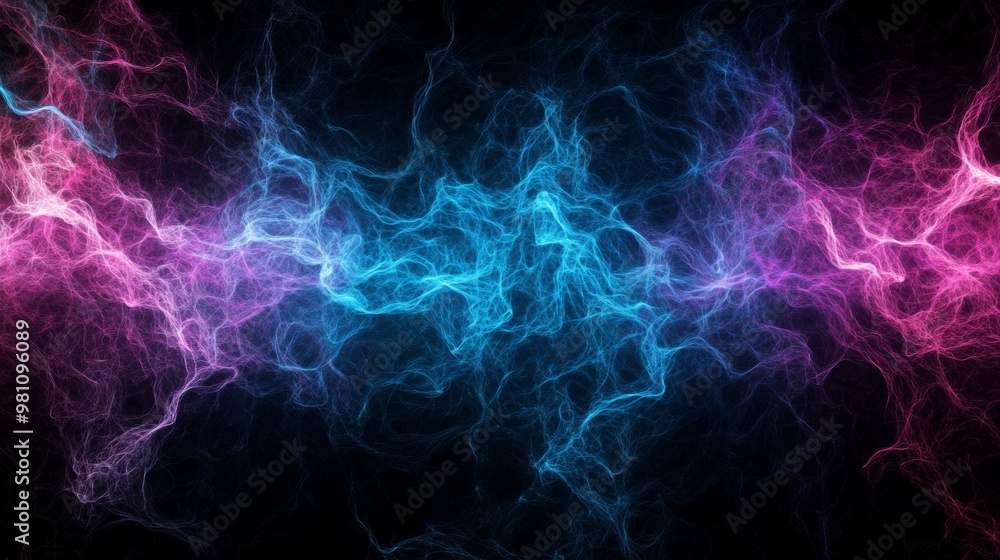 Obraz premium Synaptic Symphony: Abstract EEG Data Visualized as Digital Art