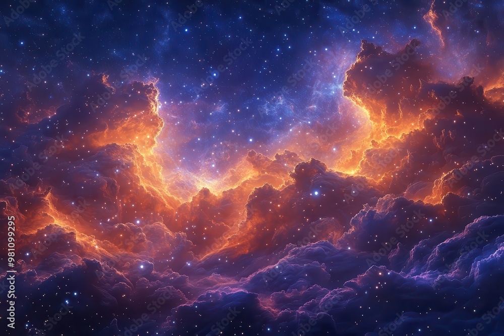 breathtaking starfield with swirling nebula deep purples and blues pinpricks of starlight vast cosmic expanse breathtaking starfield with swirling nebula deep purples and blues pinpricks of starlight vast cosmic expanse