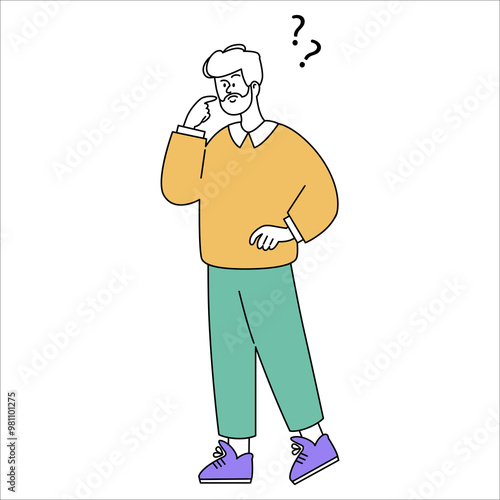 Businessman. Flat Vector Illustration