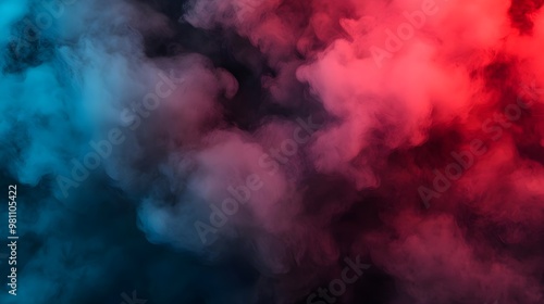 Wallpaper Mural Abstract Blue and Red Smoke Background Torontodigital.ca