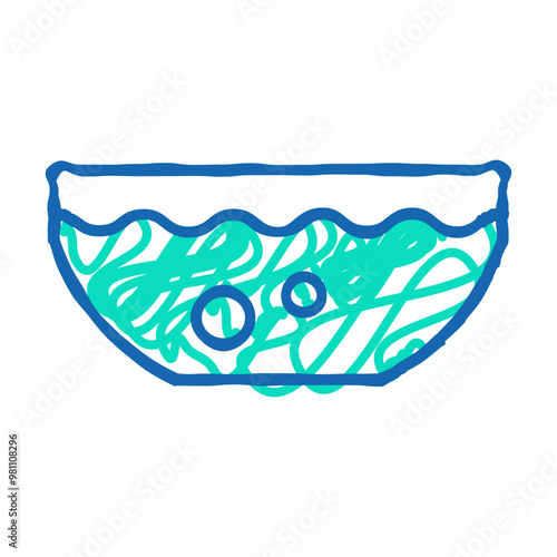 beetroot soup doodle icon sketch vector. beetroot soup sign. isolated symbol illustration