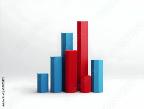 Minimalist Flat Vector Illustration of 3D Vote Graph on White Background, Featuring Rising Vote Counts and Generous Copy Space for Voter Turnout Messaging Free Download Minimalist Flat Vector Illustration of 3D Vote Graph on White Background, Featuring Rising Vote Counts and Generous Copy Space for Voter Turnout Messaging - GFXLoad