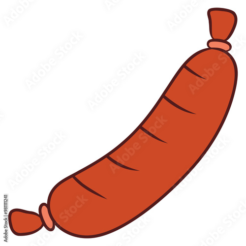 sausage cartoon illustration