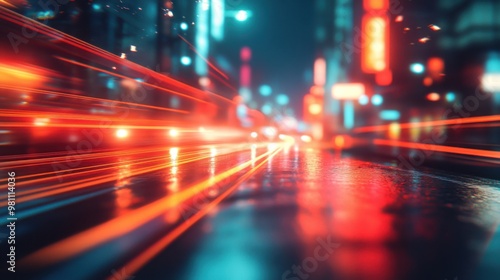 traffic at night