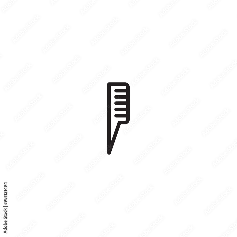 Hairbrush icon vector illustration outline style design. Editable icon. Hairbrush icon vector illustration outline style design. Editable icon.