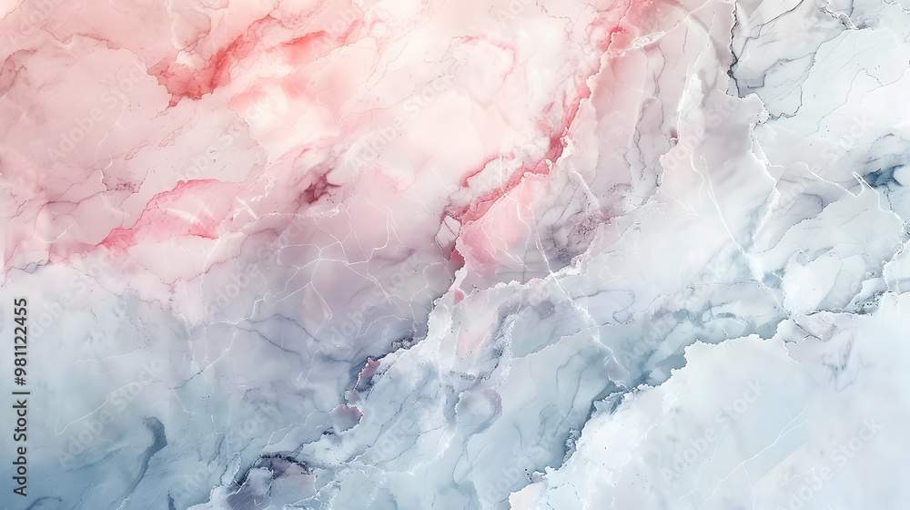Fototapeta premium Close-up view of the abstract marble pattern on marble stone floor texture background