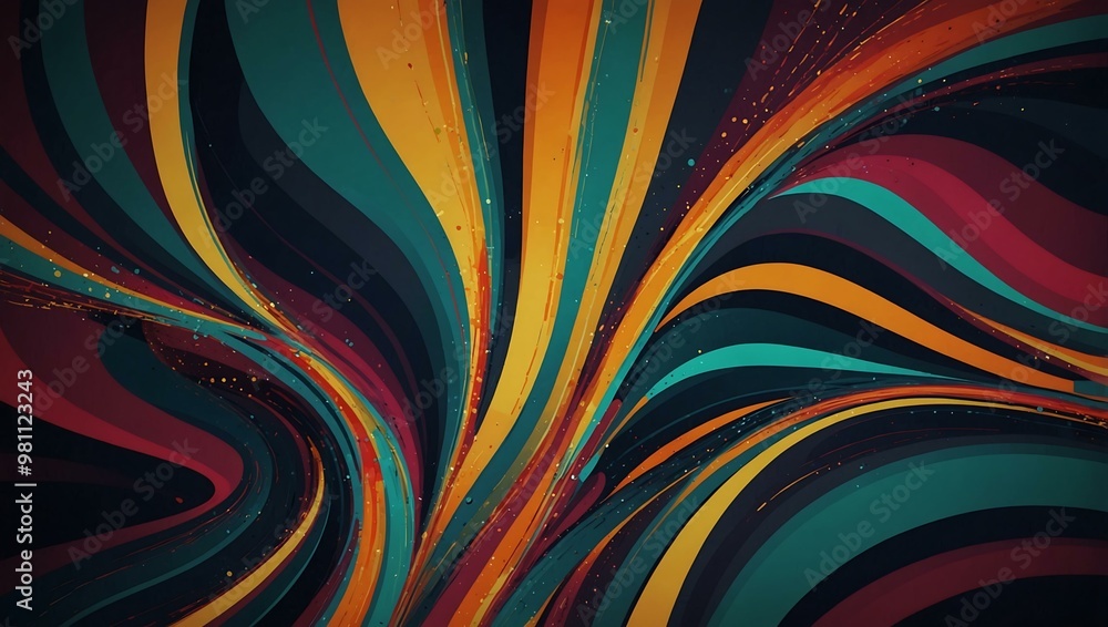Abstract decorative design. Abstract decorative design.