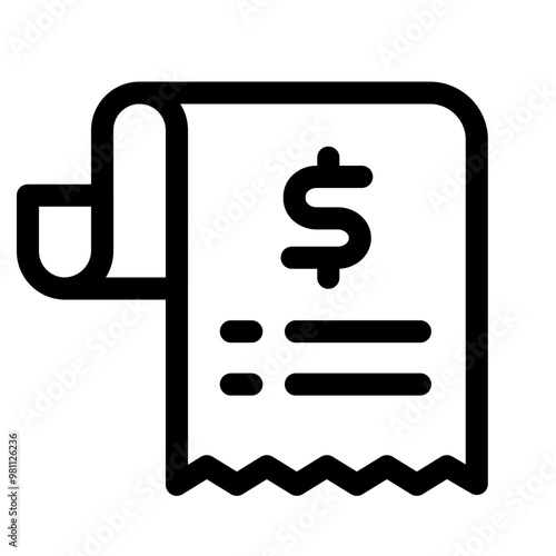 Invoice icon, Bussines, Payment, paycheck