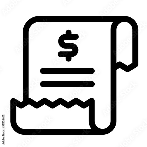 Invoice icon, Bussines, Payment, paycheck