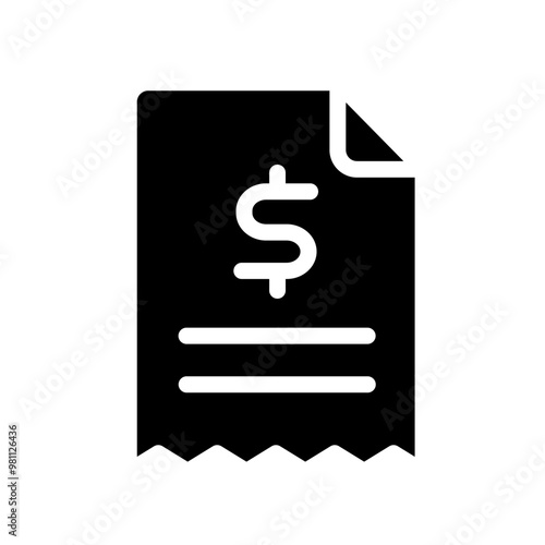Invoice icon, Bussines, Payment, paycheck
