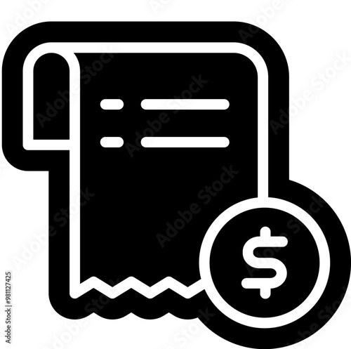 Invoice icon, Bussines, Payment, paycheck