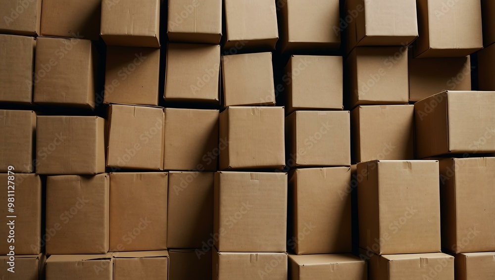 Abstract photo of stacked boxes. Abstract photo of stacked boxes.