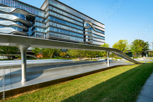 Digital Industry Park Square and Office Building，Hangzhou, China photo