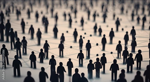 Wallpaper Mural crowd of people Torontodigital.ca