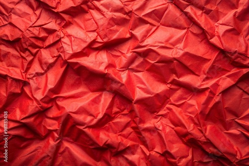 Wallpaper Mural Crumpled red paper texture abstract pattern detail Torontodigital.ca