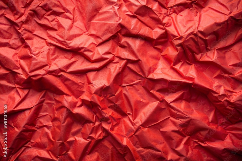 custom made wallpaper toronto digitalClose-up of red crinkled paper texture abstract study