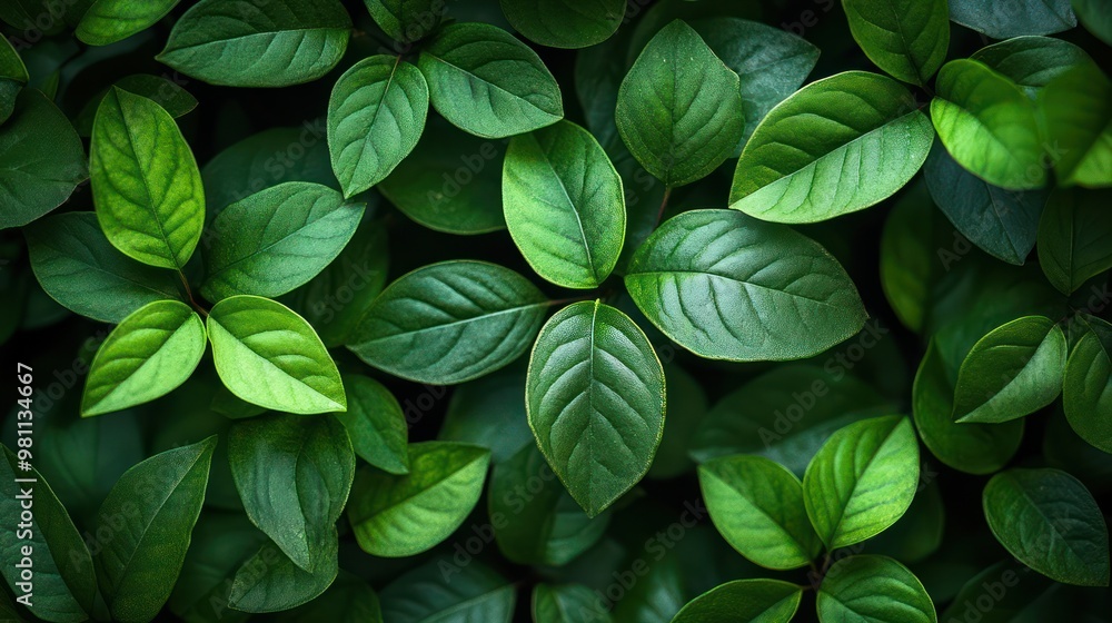Nature of dark green leaf in garden. Natural green leaves plants using background Nature of dark green leaf in garden. Natural green leaves plants using background