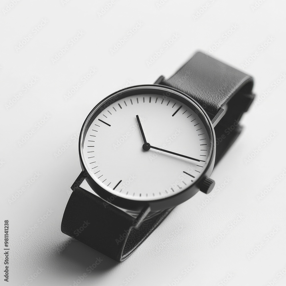 A minimalist watch design with a clear face, a single hand, and no numbers, focusing on the essential elements of time-telling. A minimalist watch design with a clear face, a single hand, and no numbers, focusing on the essential elements of time-telling.