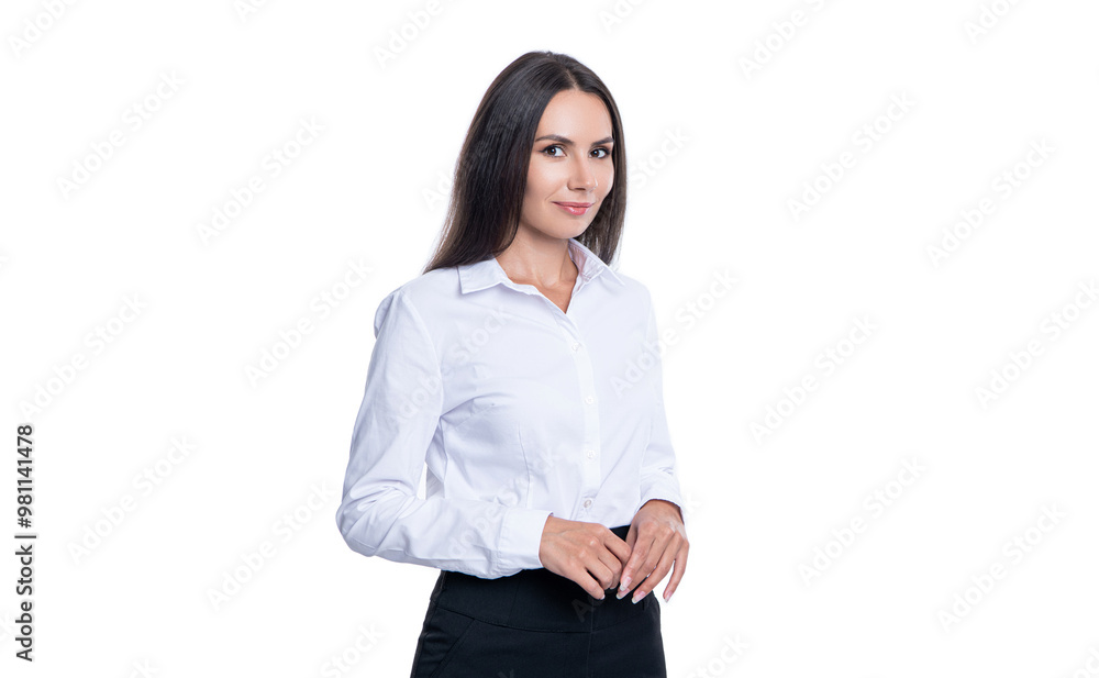 Business woman boss is strong leader. Successful business. Success of female employer. leadership. successful businesswoman isolated on white. professional occupation of businesswoman. dress code Business woman boss is strong leader. Successful business. Success of female employer. leadership. successful businesswoman isolated on white. professional occupation of businesswoman. dress code