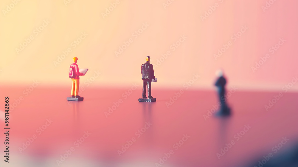 cartoon miniature business poster cartoon miniature business poster