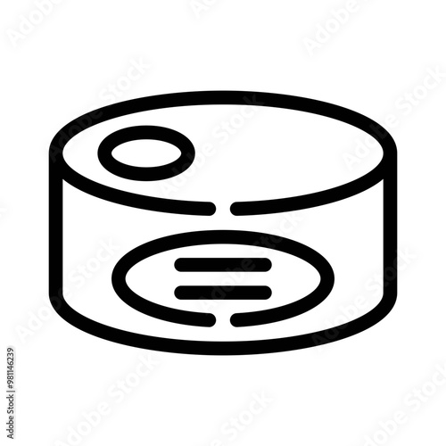 canned goods line icon