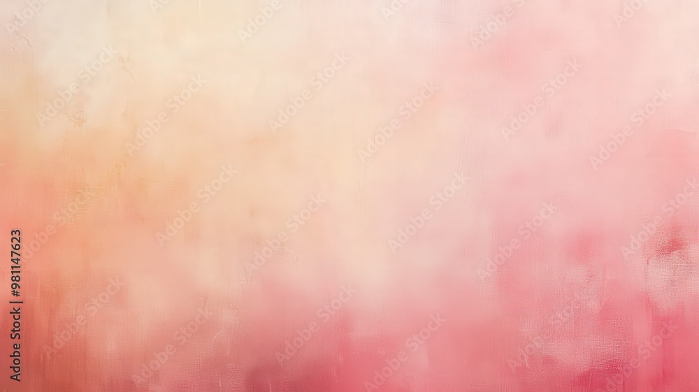 Fototapeta premium Soft pastel background with a blend of pink and peach hues, creating a tranquil atmosphere ideal for various creative projects