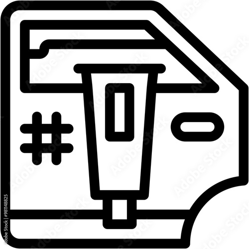 Scratch, Repair Car, Auto, Remover, Car Door, Tube Icon