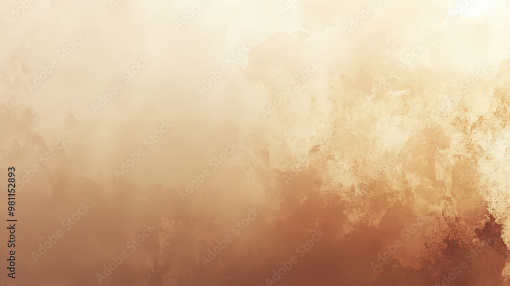 Obraz premium Abstract blend of warm tones creating a soft, textured atmosphere in a serene landscape during golden hour