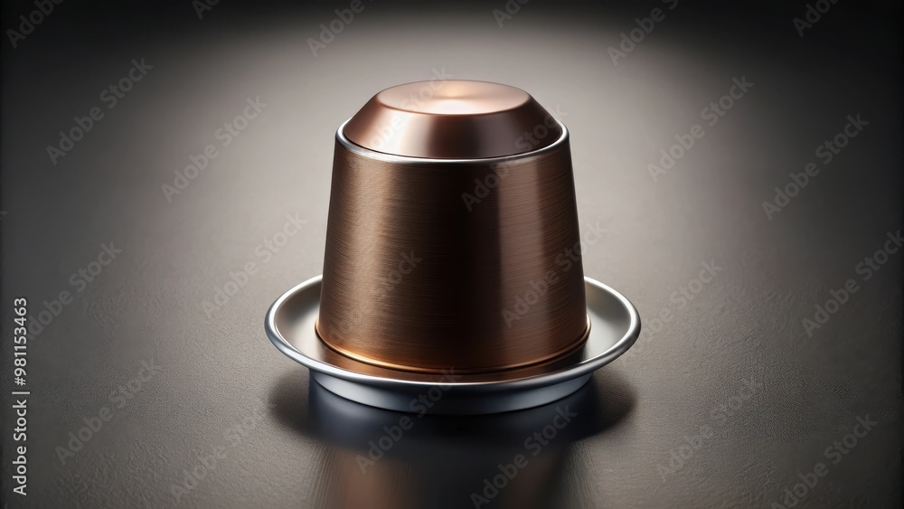 coffee capsule for render featuring a sleek and modern design coffee capsule for render featuring a sleek and modern design