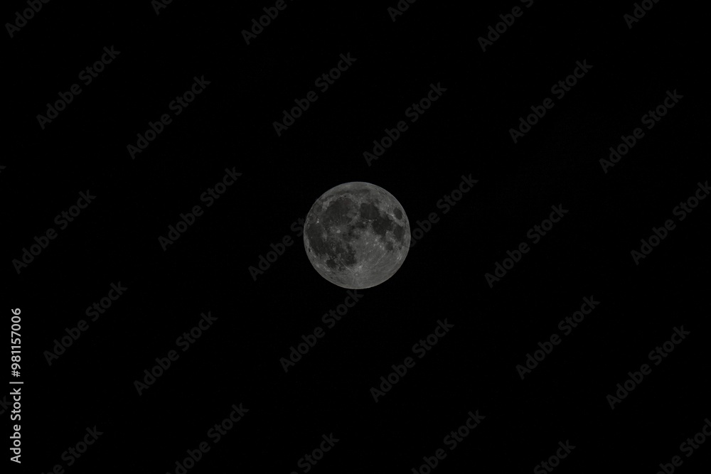 Full moon in the night sky Full moon in the night sky