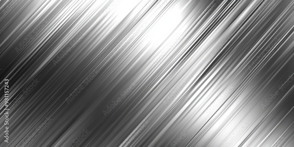 Obraz premium Silver Platinum Theme with Editable Text Style Effect for Light Metal Background