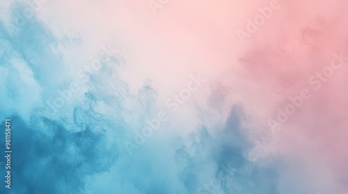 A subtle grainy gradient blending light blue to pastel pink creating a smooth abstract effect