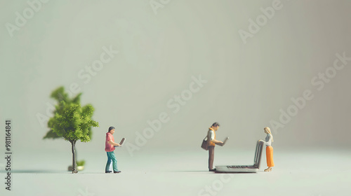 miniature business poster