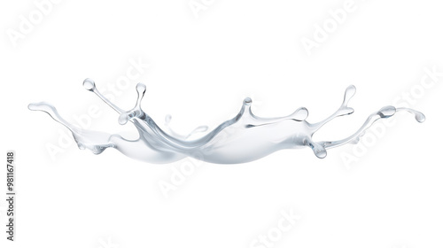 A stunning splash of water captured in motion, showcasing fluid dynamics and creating a mesmerizing visual effect.