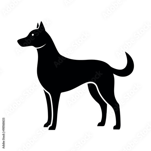      Dog vector illustration. photo