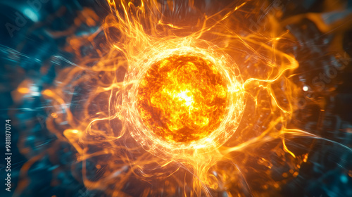 Blazing Core: Cosmic Energy