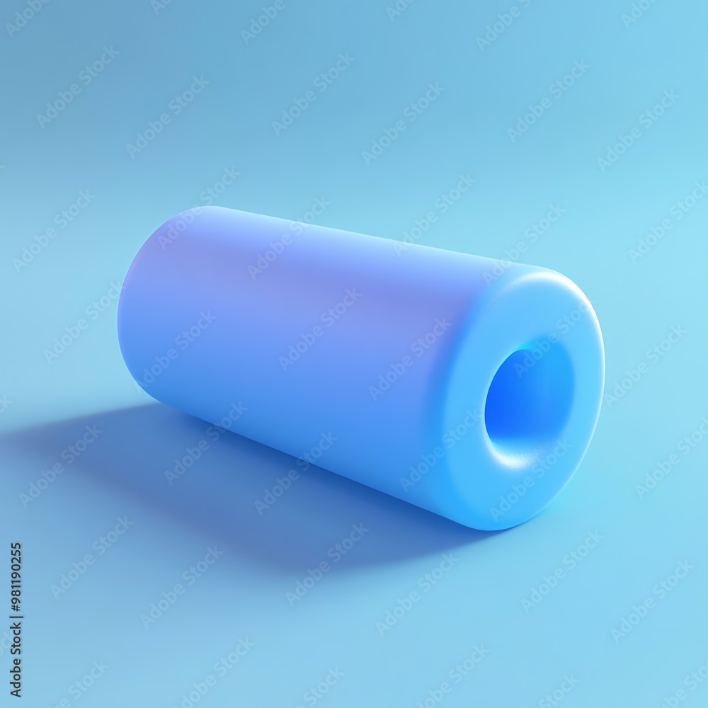 3D Foam Roller Icon: Tool for Muscle Recovery Illustration Logo 3D Foam Roller Icon: Tool for Muscle Recovery Illustration Logo
