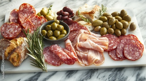 Delectable Italian Charcuterie Board: A Savory Culinary Delight