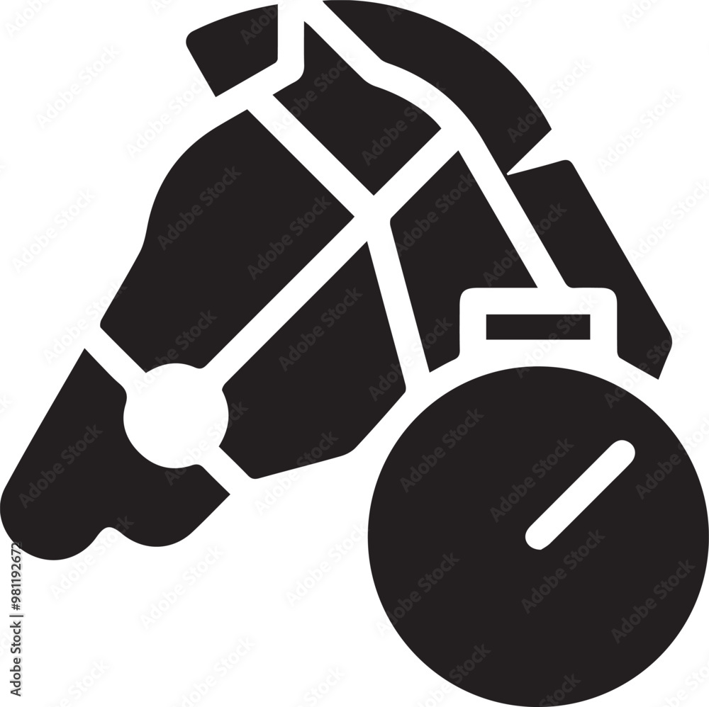 Horse icon symbol vector image Illustration
Horse icon symbol vector image Illustration
