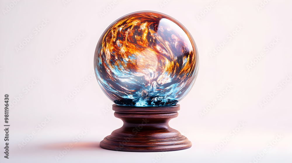 3D Crystal Ball Kaleidoscope Vector Icon for Election Predictions - Mesmerizing Visualization with Rotating Patterns on Isolated White Background 3D Crystal Ball Kaleidoscope Vector Icon for Election Predictions - Mesmerizing Visualization with Rotating Patterns on Isolated White Background