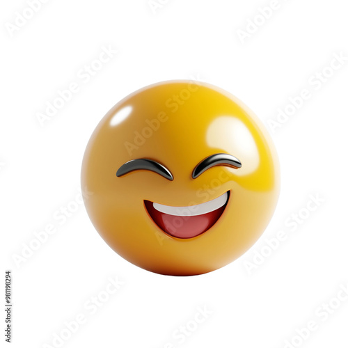 3d Emoji on white background PNG