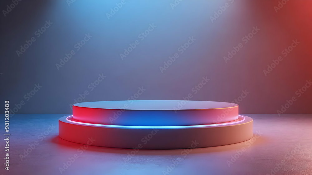 3D Podium with Real-Time Fact Checking Display: Medium Shot of Digital Screen Showing True/False Indicators for Informed Voting Promotion 3D Podium with Real-Time Fact Checking Display: Medium Shot of Digital Screen Showing True/False Indicators for Informed Voting Promotion