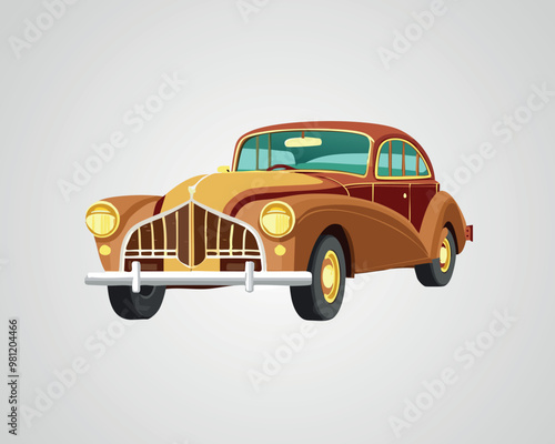 Classic Sports Car Illustration - Vintage Car