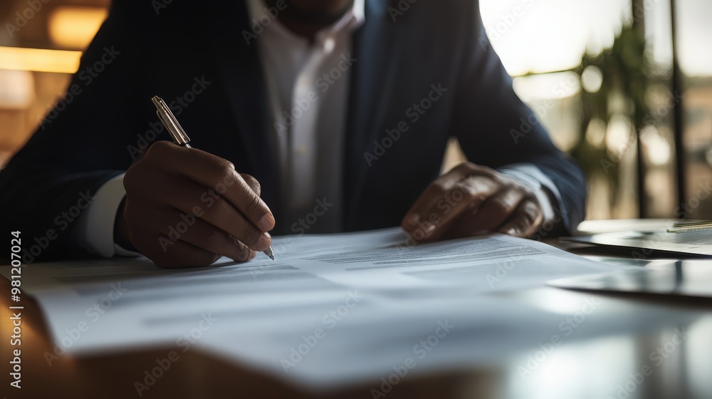 The businessman signed the contract. The businessman signed the contract.