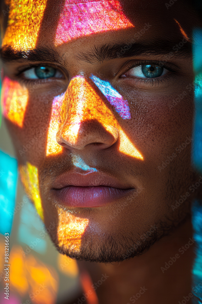 A highly detailed portrait of a young man, A highly detailed portrait of a young man,