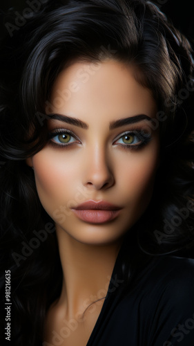 A Radiant Portrait of a Glamorous Woman
