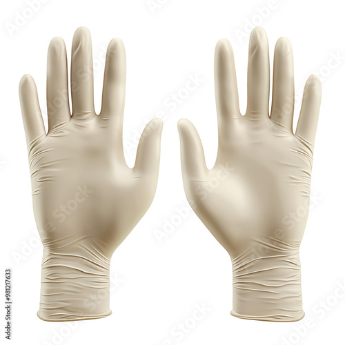 Latex gloves are essential for maintaining hygiene and safety in various settings, including medical and laboratory environments. Their design ensures snug fit and reliable protection.  photo