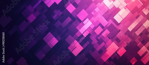 Seamless Pink And Purple Pixelated Technology Background